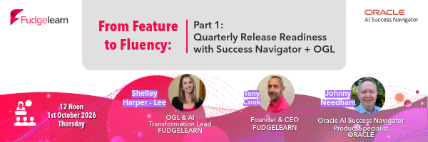 Oracle AI Success Navigator and Oracle Guided Learning Session Speakers