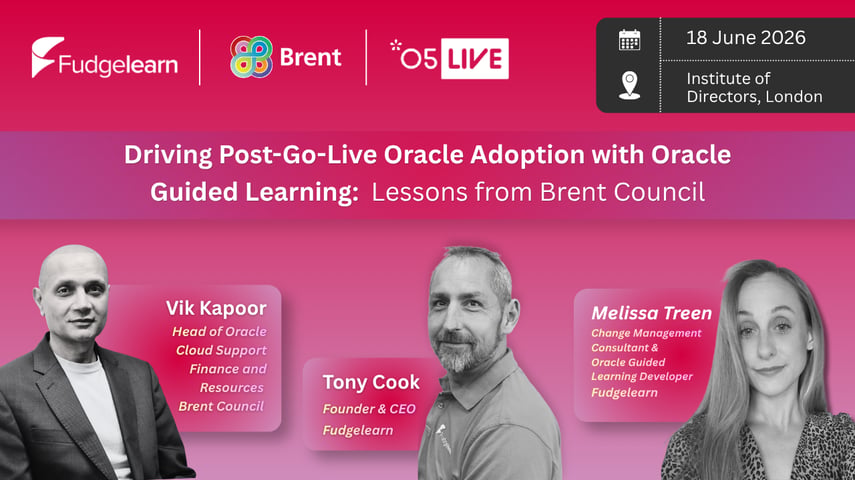 O5live_Oracle Guided Learning Webinar with Brent Council