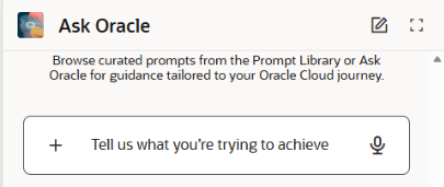 AI assistant recommendations for prioritising Oracle Guided Learning content, smart tips, and user adoption support for Oracle Cloud updates.
